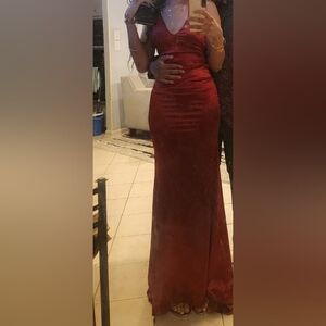 Red Handmade Prom style dress